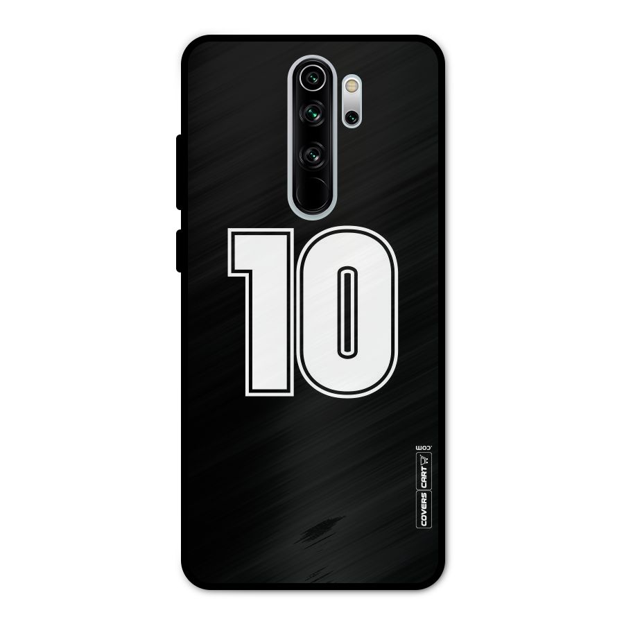 Number 10 Metal Back Case for Redmi Note 8 Pro
