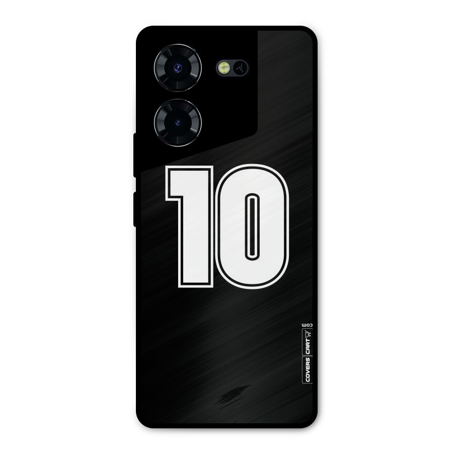 Number 10 Metal Back Case for Tecno Pova 5 Pro 5G