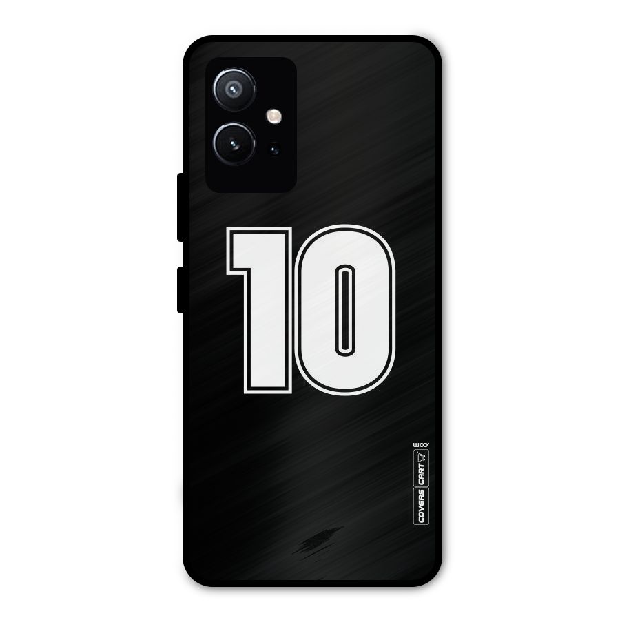 Number 10 Metal Back Case for Vivo T1 5G