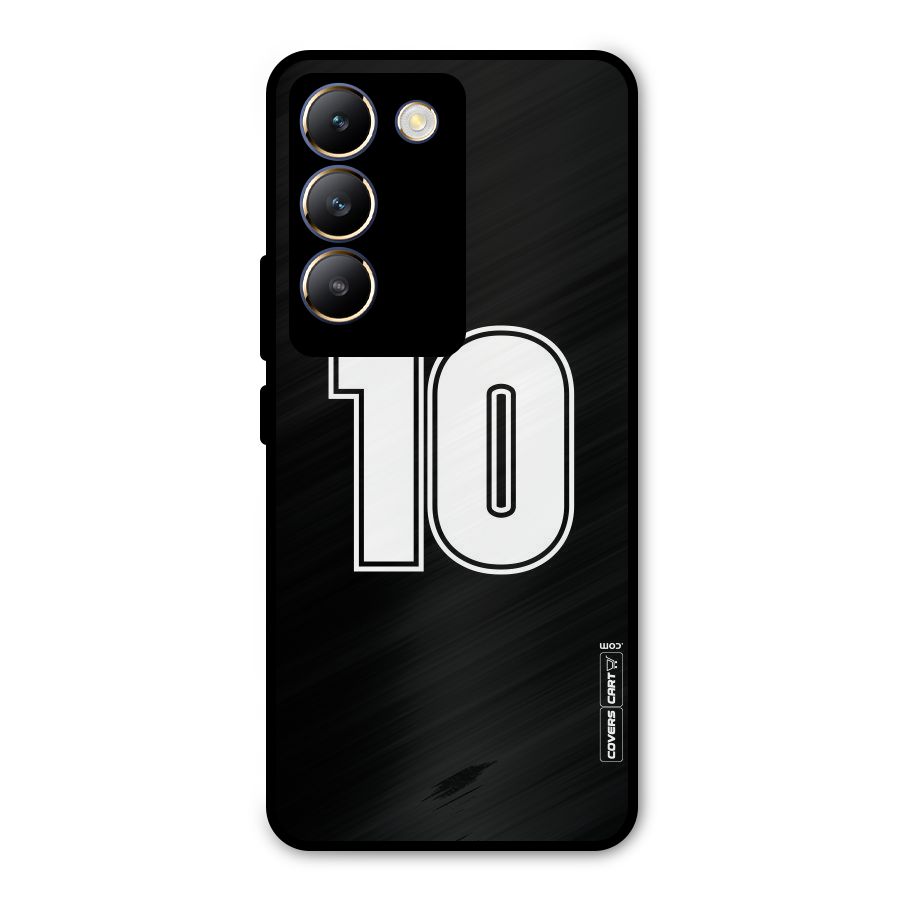 Number 10 Metal Back Case for Vivo T3 5G