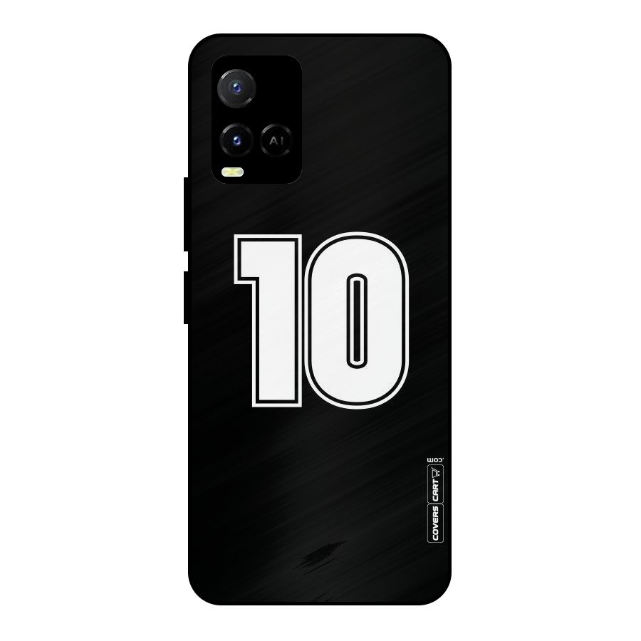 Number 10 Metal Back Case for Vivo Y21G