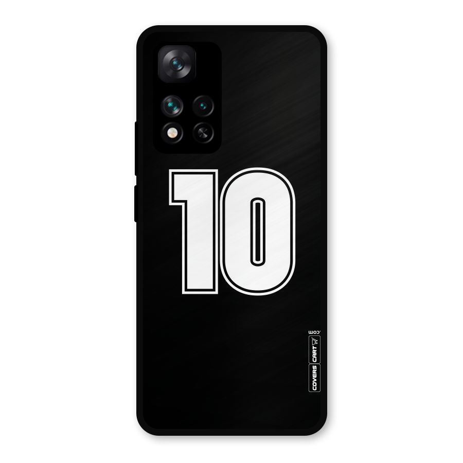 Number 10 Metal Back Case for Xiaomi 11i Hypercharge 5G