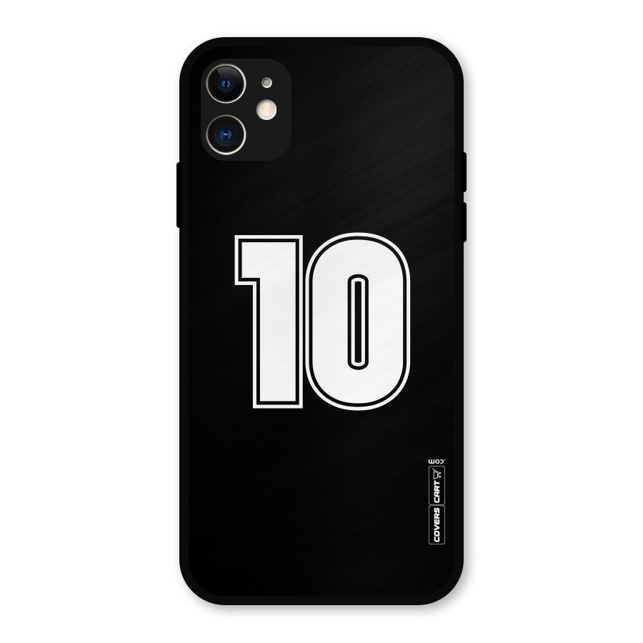 Number 10 Metal Back Case for iPhone 11