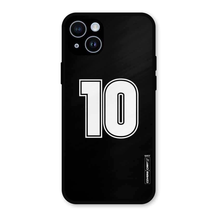 Number 10 Metal Back Case for iPhone 14