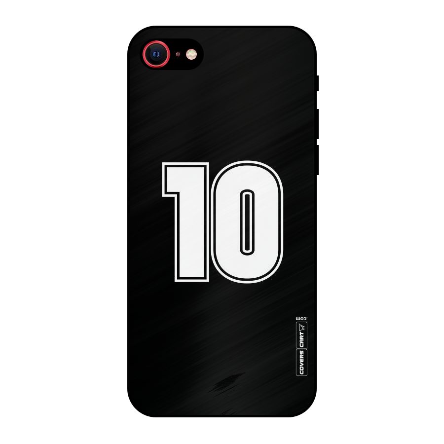 Number 10 Metal Back Case for iPhone 7