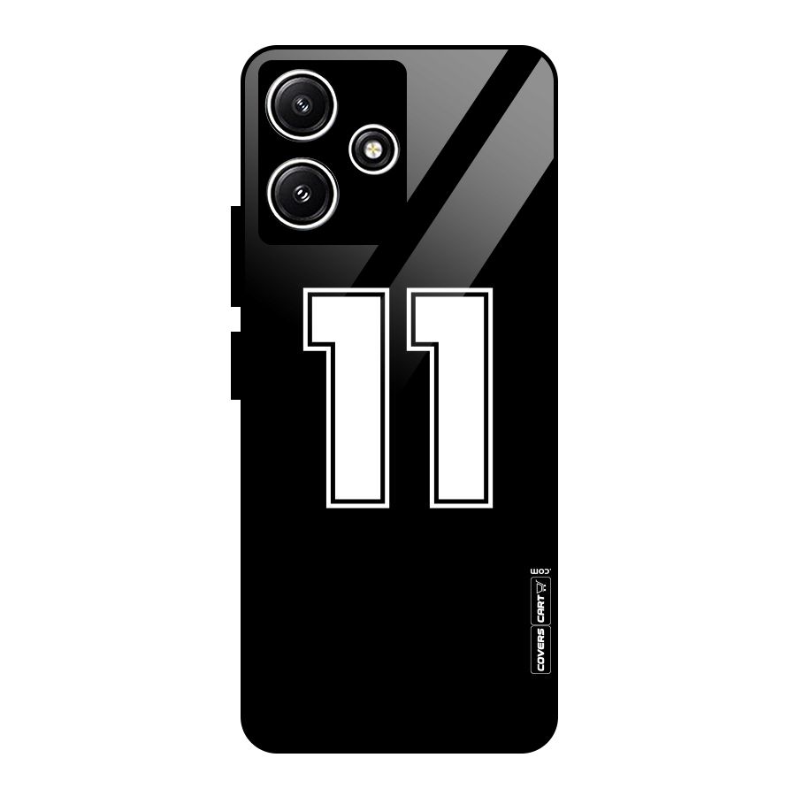 Number 11 Glass Back Case for Poco M6 Pro