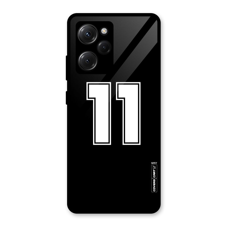 Number 11 Glass Back Case for Poco X5 Pro