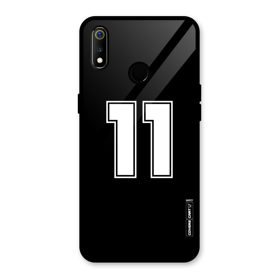 Number 11 Glass Back Case for Realme 3i