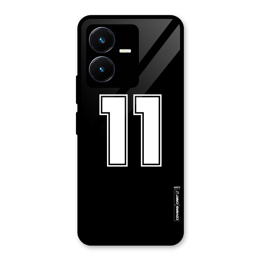 Number 11 Glass Back Case for Vivo Y22s