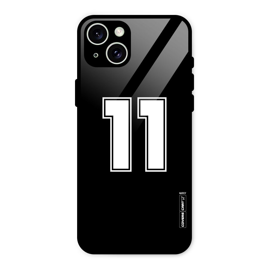 Number 11 Glass Back Case for iPhone 15 Plus