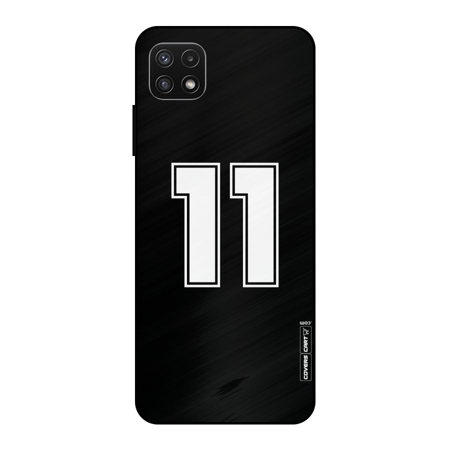 Number 11 Metal Back Case for Galaxy A22 5G