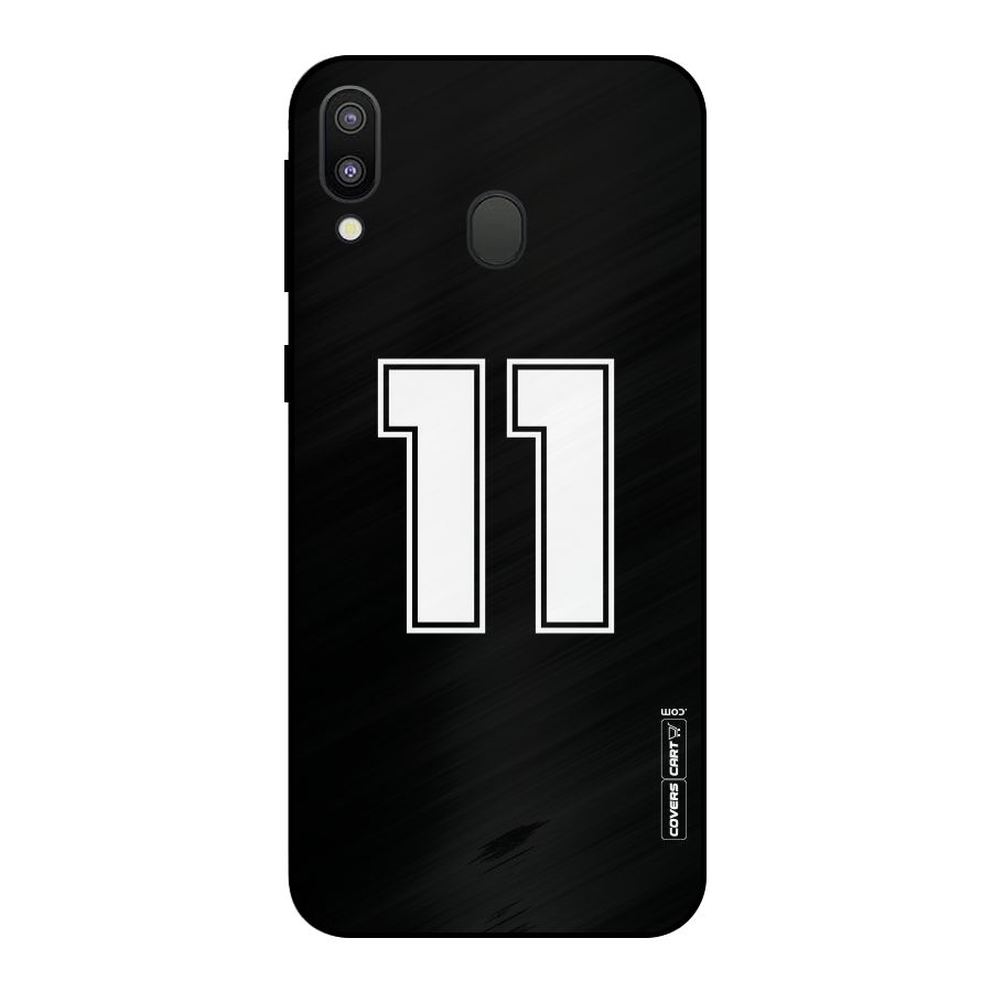 Number 11 Metal Back Case for Galaxy M20