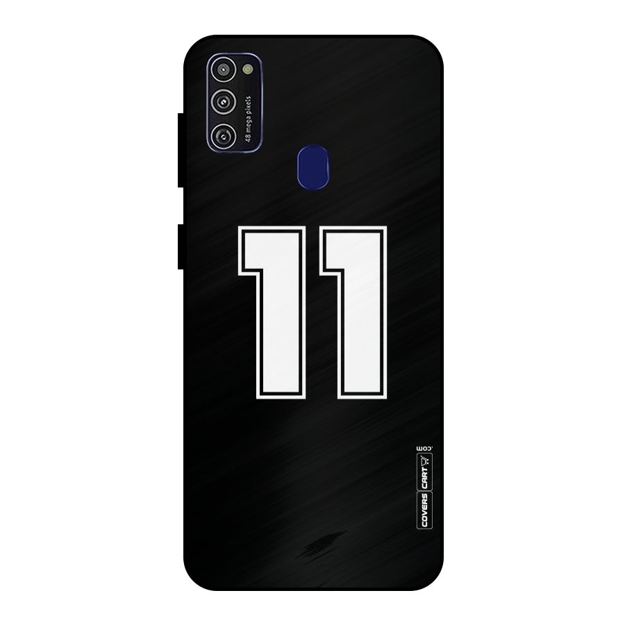 Number 11 Metal Back Case for Galaxy M21
