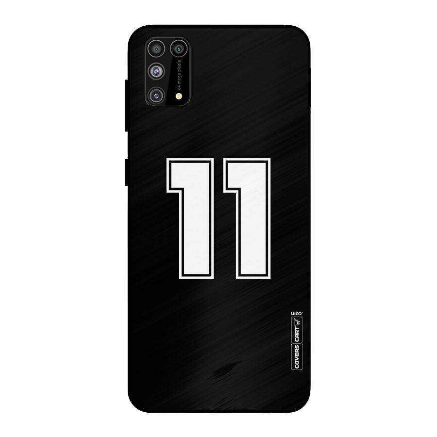 Number 11 Metal Back Case for Galaxy M31