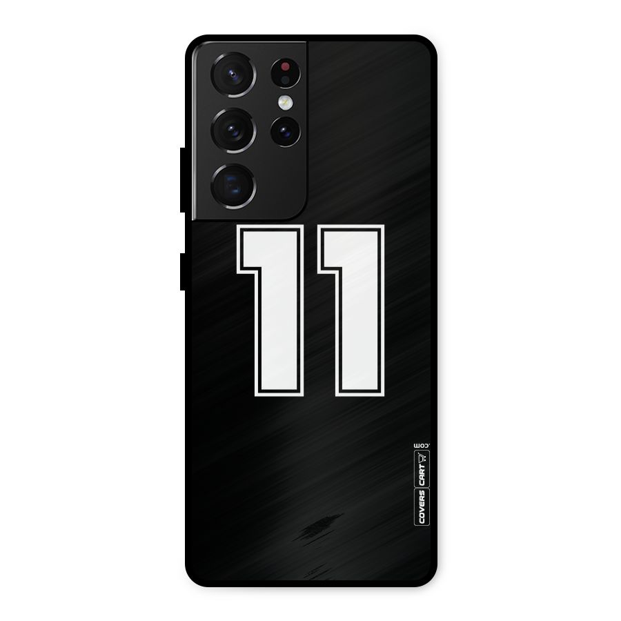 Number 11 Metal Back Case for Galaxy S21 Ultra 5G