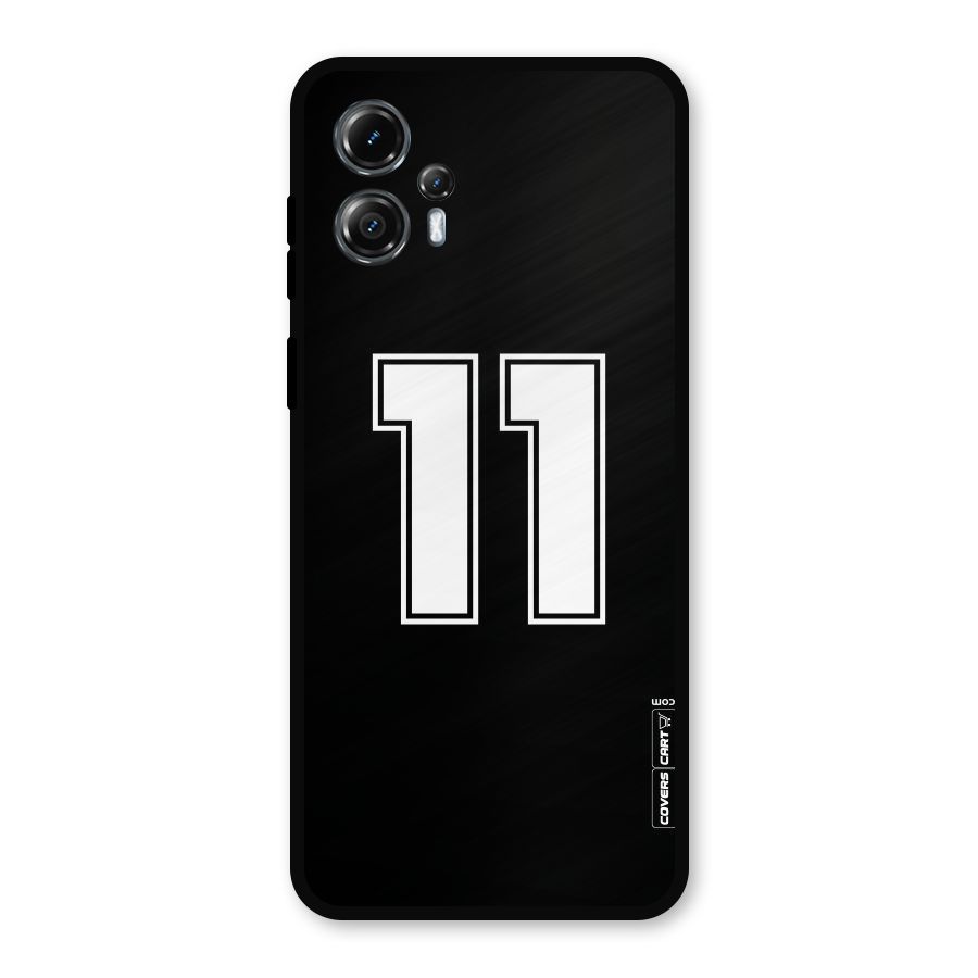 Number 11 Metal Back Case for Moto G13