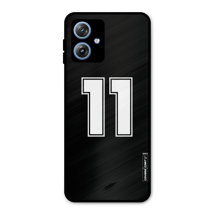 Number 11 Metal Back Case for Moto G54