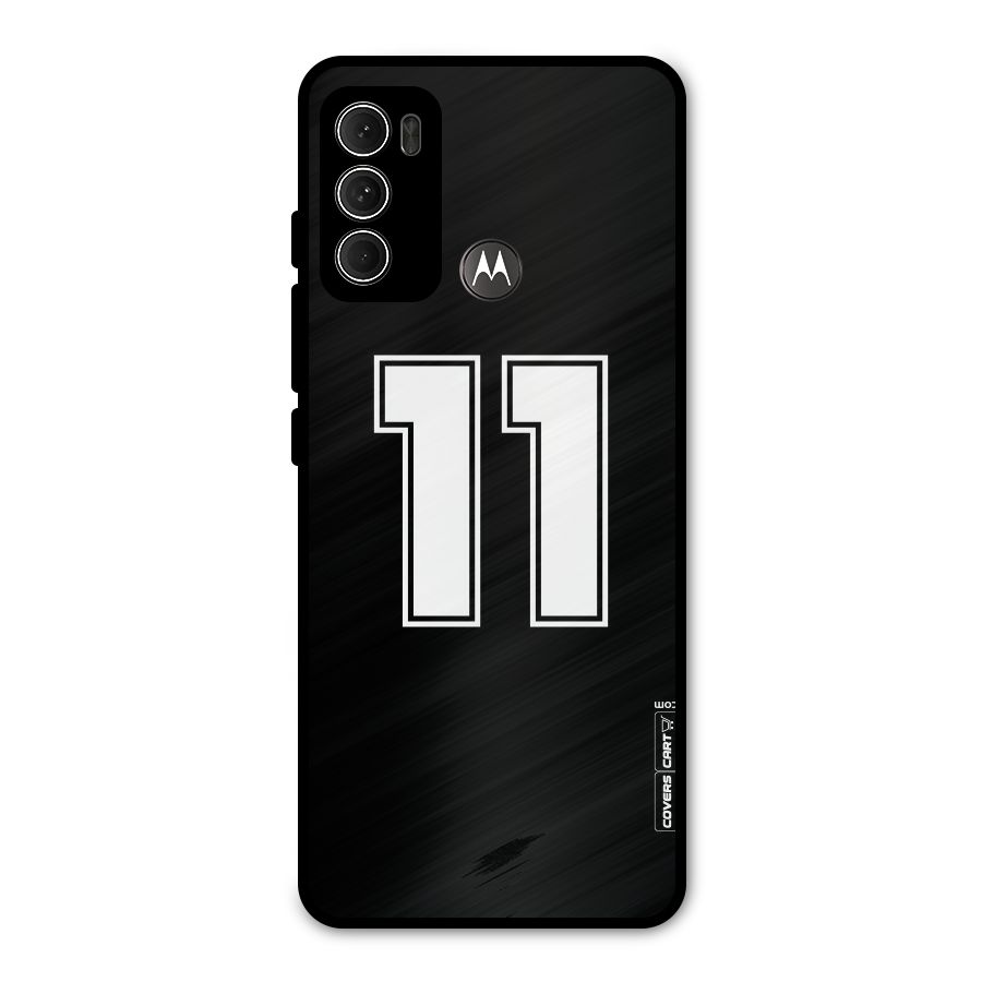 Number 11 Metal Back Case for Moto G60
