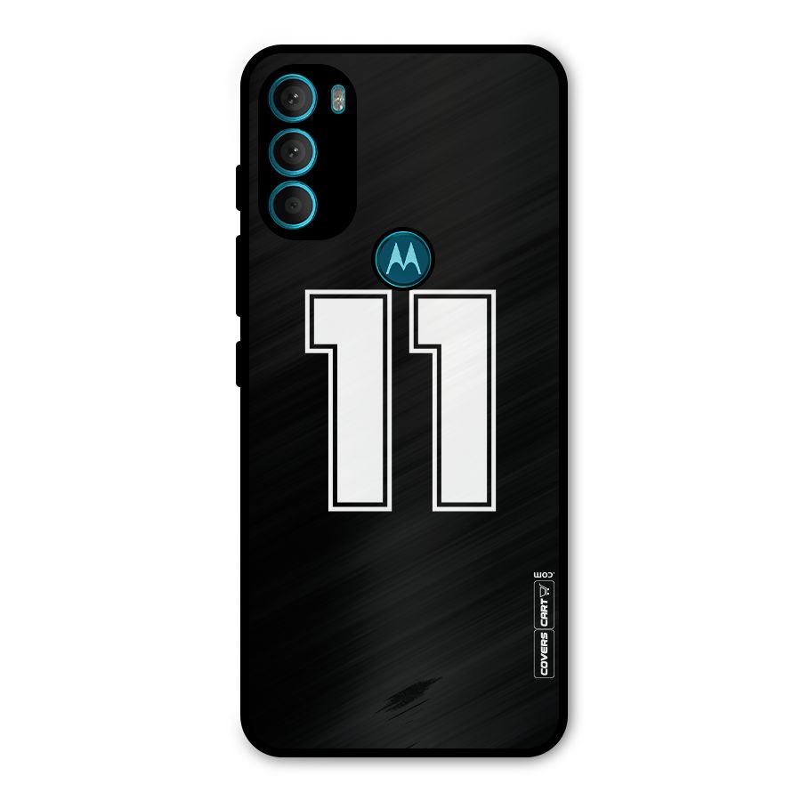 Number 11 Metal Back Case for Moto G71 5G