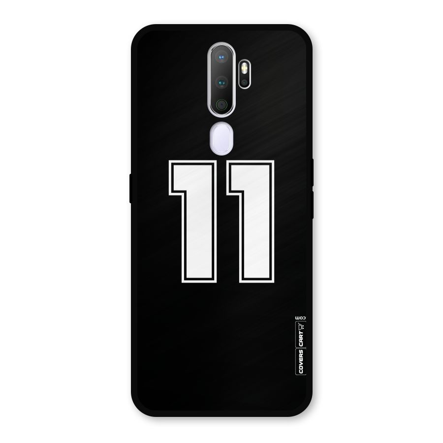 Number 11 Metal Back Case for Oppo A5 (2020)