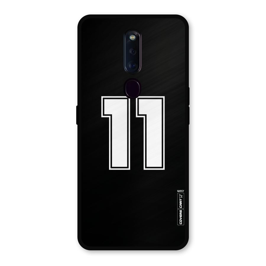 Number 11 Metal Back Case for Oppo F11 Pro