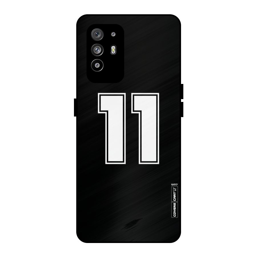 Number 11 Metal Back Case for Oppo F19 Pro Plus 5G