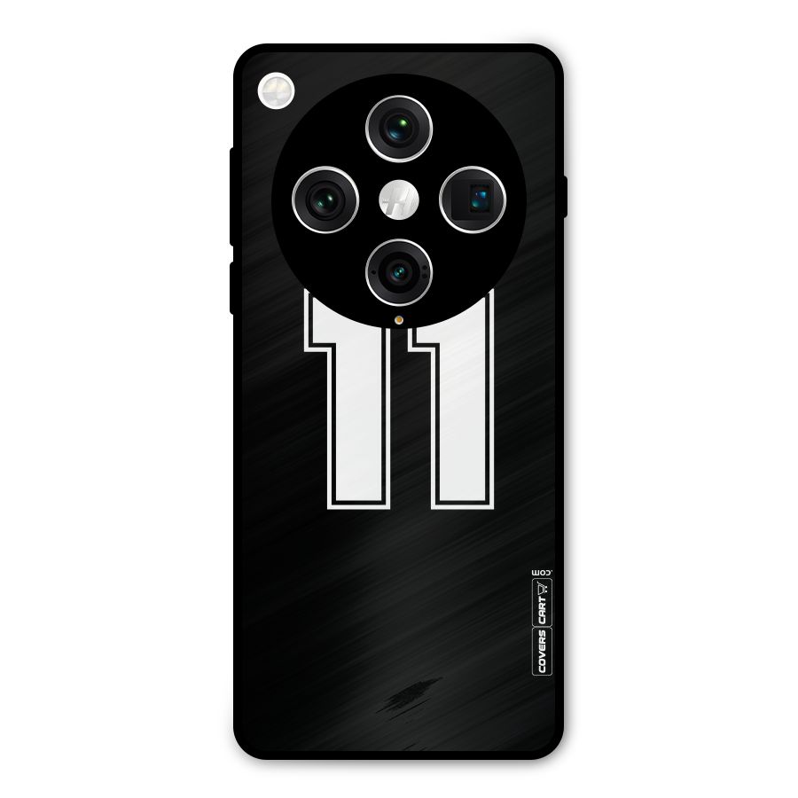 Number 11 Metal Back Case for Oppo Find X8 Pro