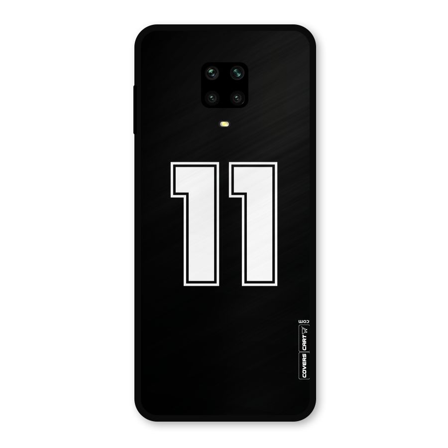 Number 11 Metal Back Case for Poco M2