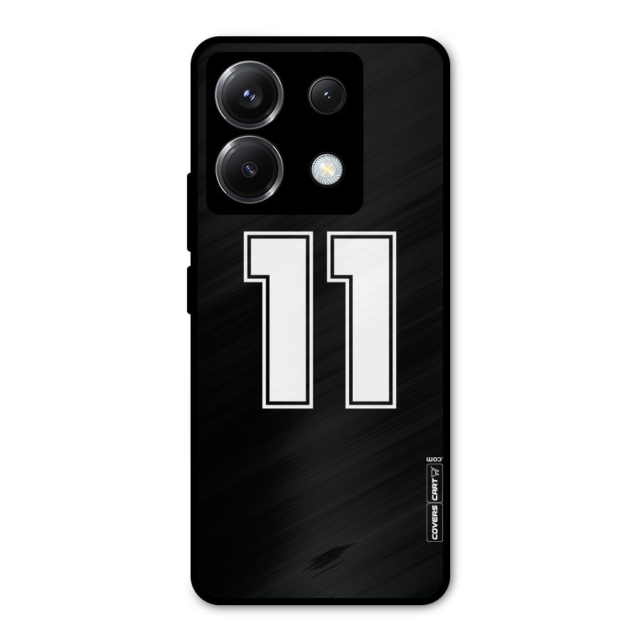Number 11 Metal Back Case for Poco X6