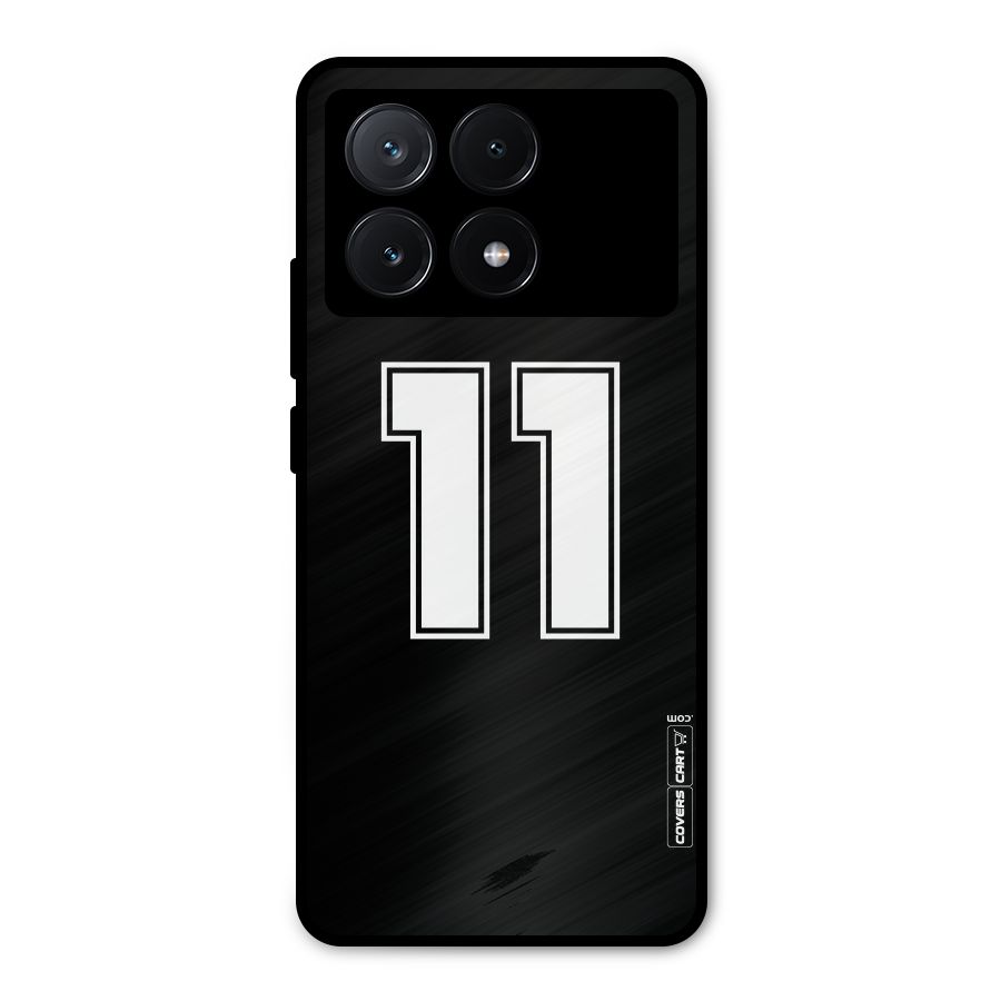 Number 11 Metal Back Case for Poco X6 Pro