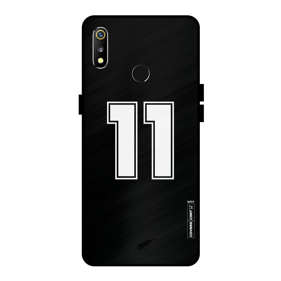 Number 11 Metal Back Case for Realme 3i