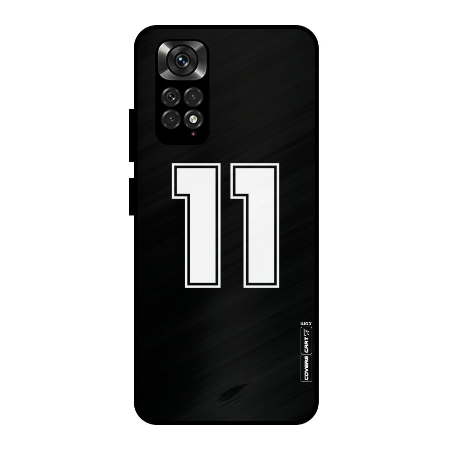 Number 11 Metal Back Case for Redmi Note 11 Pro Plus 5G