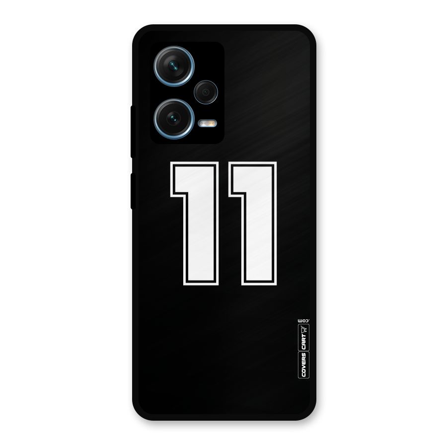 Number 11 Metal Back Case for Redmi Note 12 Pro Plus 5G