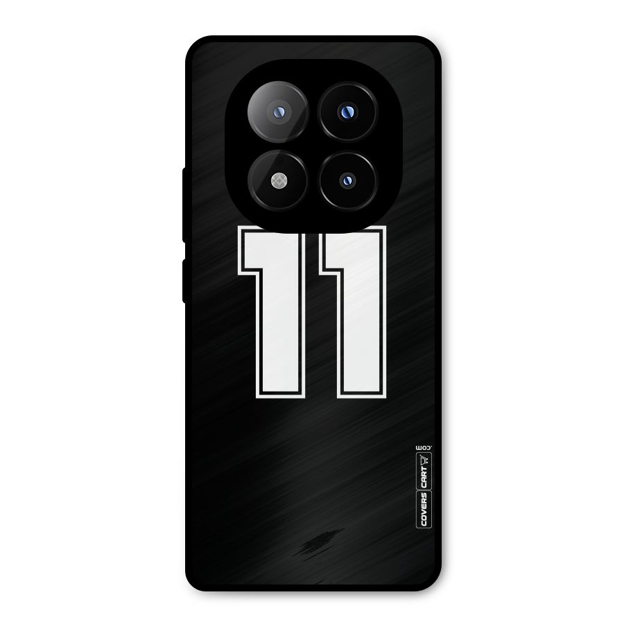 Number 11 Metal Back Case for Redmi Note 14 Pro Plus 5G
