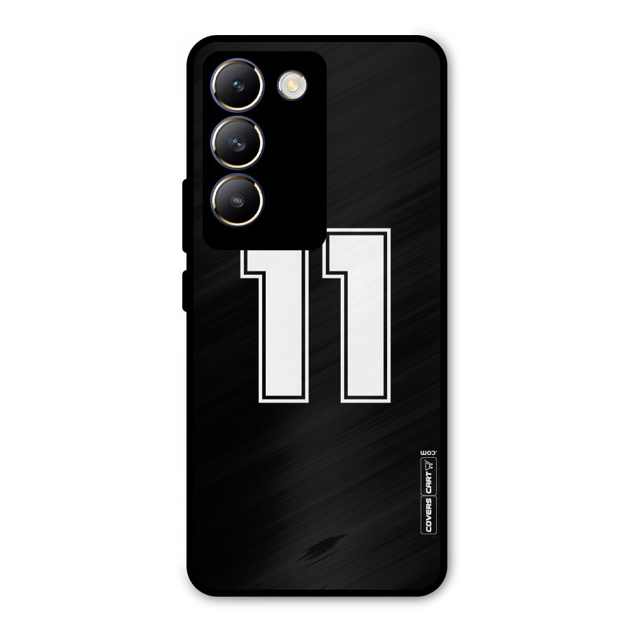 Number 11 Metal Back Case for Vivo Y200e