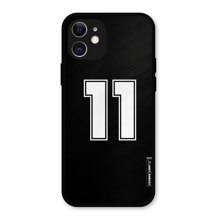Number 11 Metal Back Case for iPhone 12