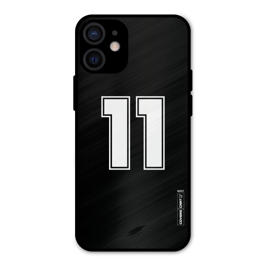 Number 11 Metal Back Case for iPhone 12 Mini