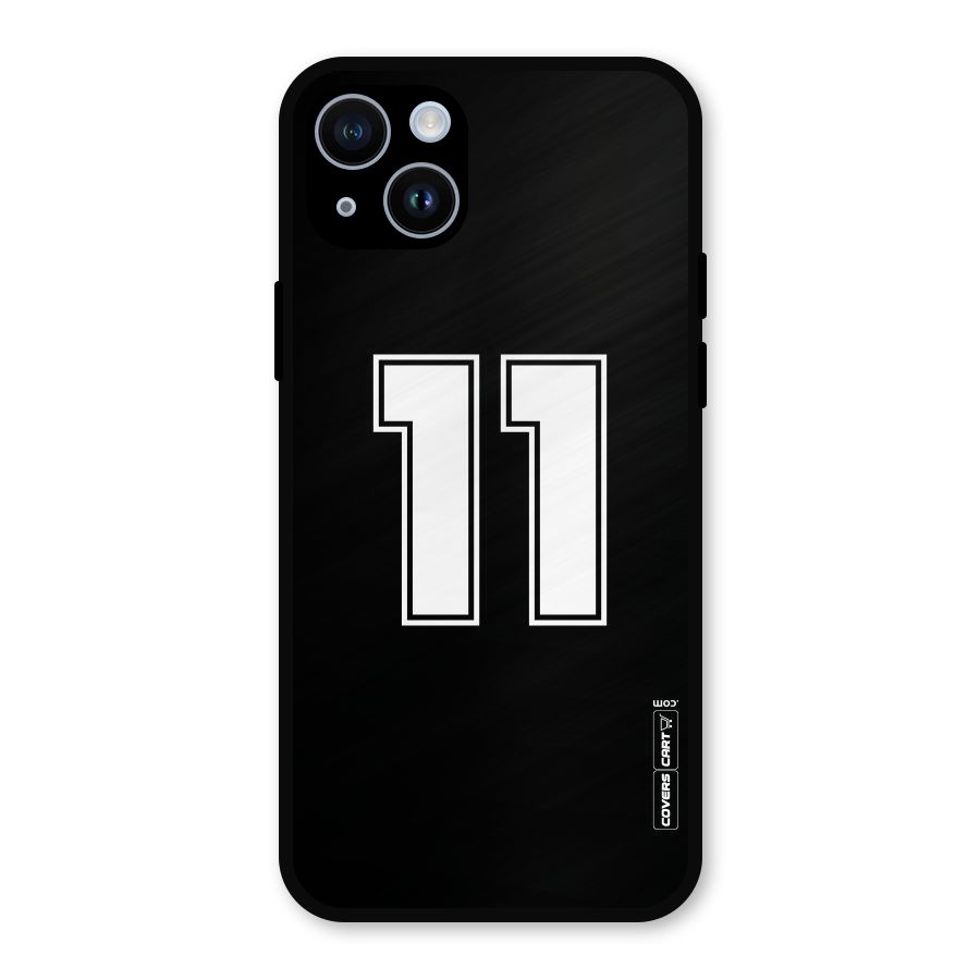 Number 11 Metal Back Case for iPhone 14
