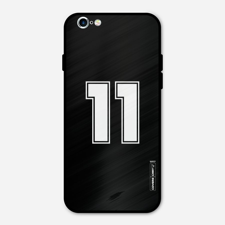 Number 11 Metal Back Case for iPhone 6 6s