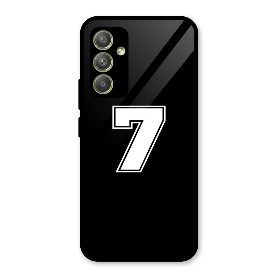 Number 7 Glass Back Case for Galaxy A54