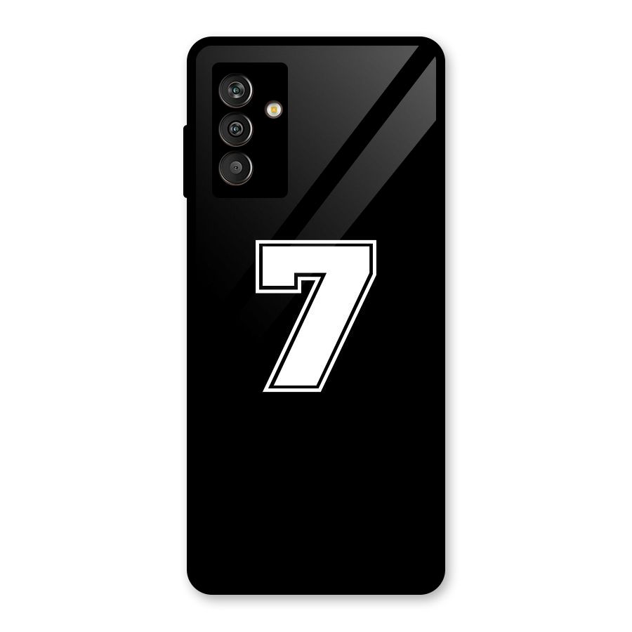 Number 7 Glass Back Case for Galaxy M13