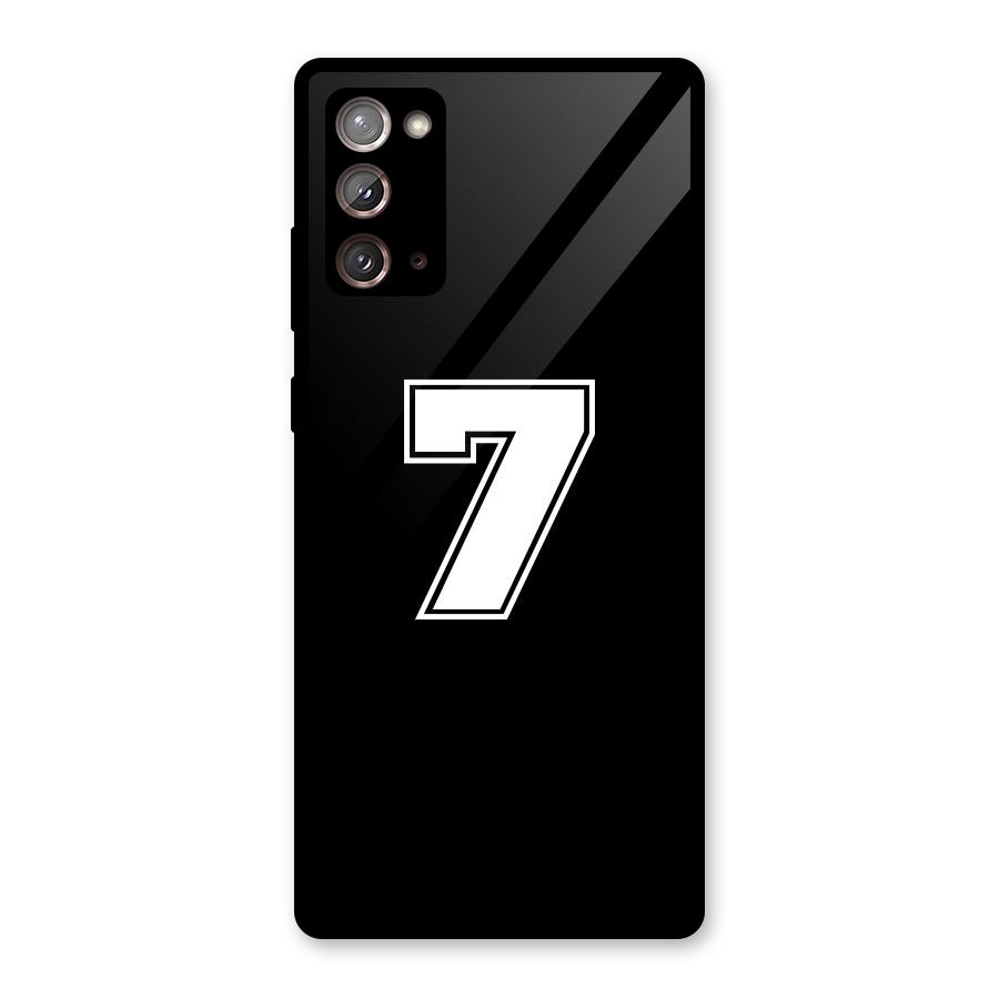Number 7 Glass Back Case for Galaxy Note 20