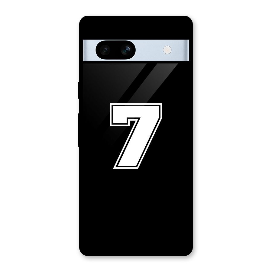 Number 7 Glass Back Case for Google Pixel 7a
