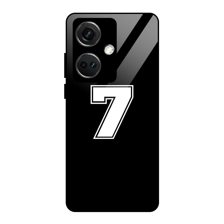 Number 7 Glass Back Case for OnePlus Nord CE 3 5G