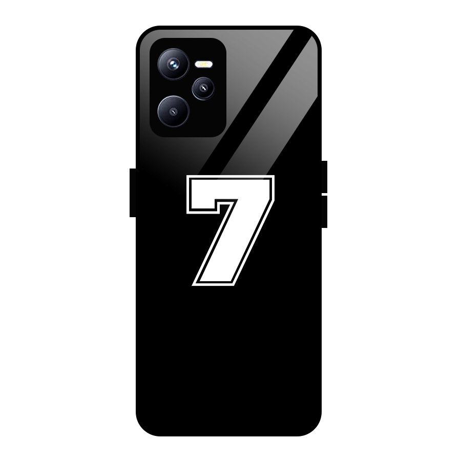 Number 7 Glass Back Case for Realme C35