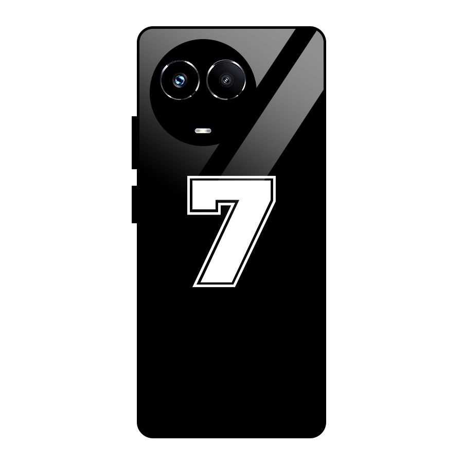 Number 7 Glass Back Case for Realme Narzo 60X