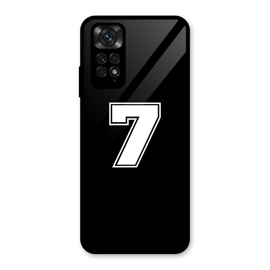 Number 7 Glass Back Case for Redmi Note 11S