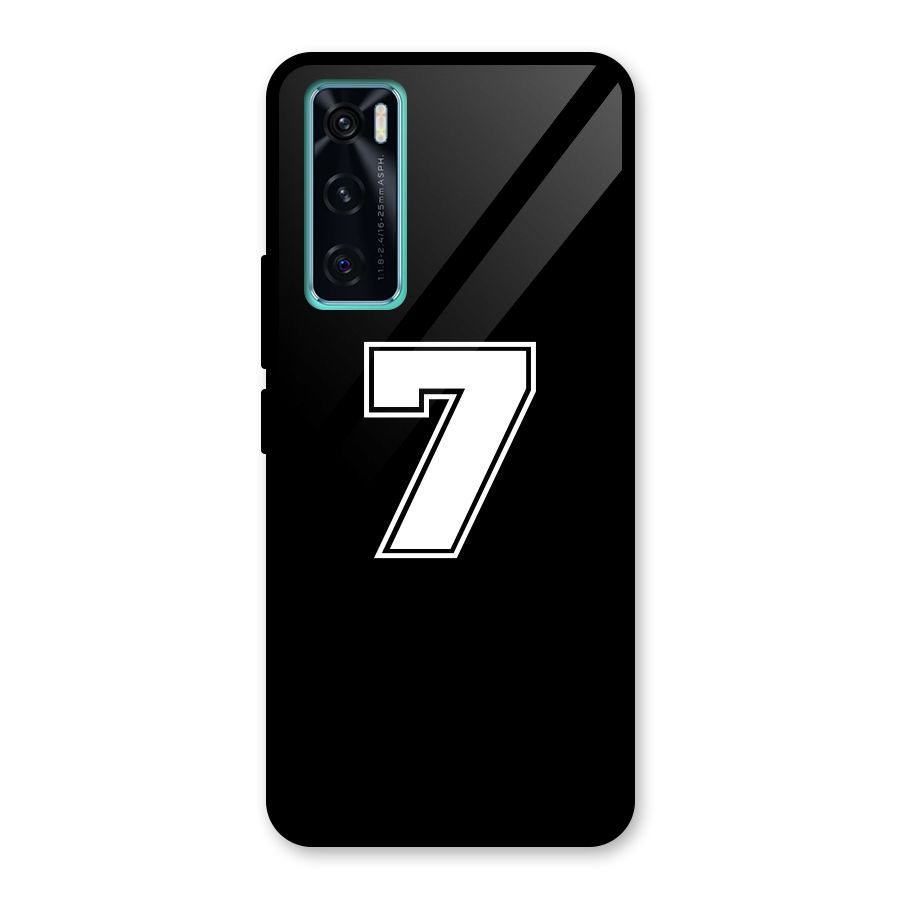 Number 7 Glass Back Case for Vivo V20 SE