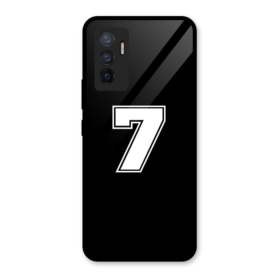 Number 7 Glass Back Case for Vivo V23e