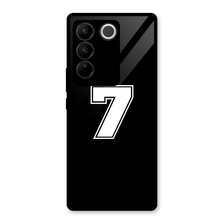 Number 7 Glass Back Case for Vivo V27 Pro